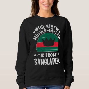 Sudadera La mejor madre en derecho es Bangladesh M