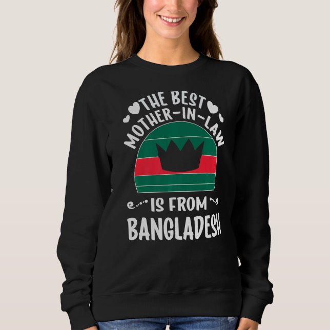 Sudadera La mejor madre en derecho es Bangladesh M (Anverso)