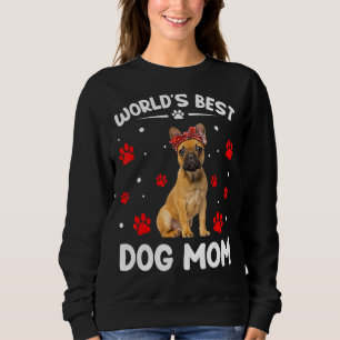 Sudadera La mejor madre graciosa del Bulldog francés del mu