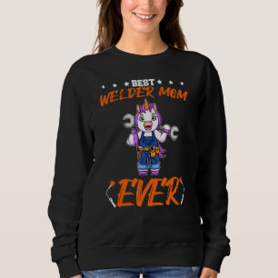 Sudadera La Mejor Madre Soldadora Metalistería Madre_6