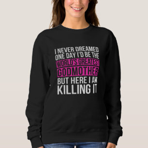 Sudadera La mejor madrina del mundo