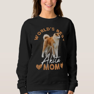 Sudadera La mejor mamá Akita del mundo perro mamá mujeres