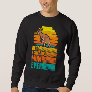 Sudadera La mejor mamá canguro del mundo Mamá canguro