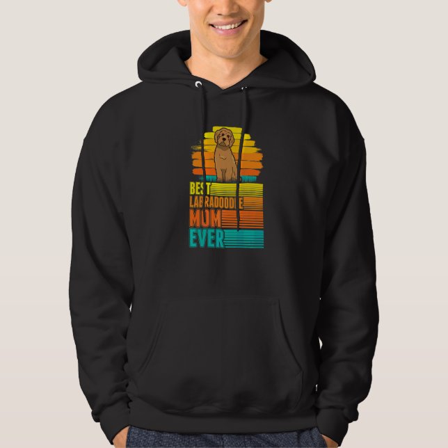 Sudadera La mejor mamá de Labradoodle de todas  1 (Anverso)