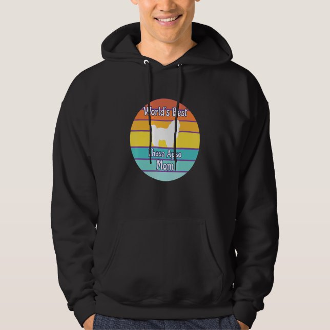 Sudadera La mejor mamá de Lhasa Apso del mundo (Anverso)