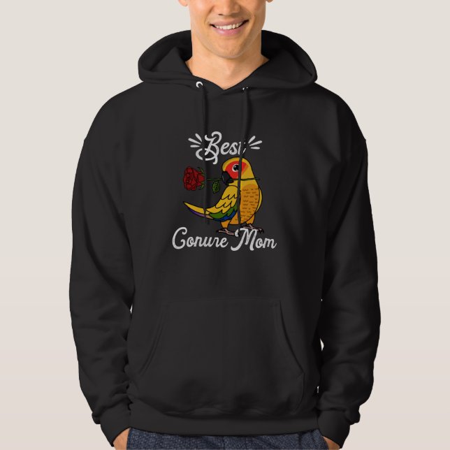 Sudadera La mejor mamá de loro que tengo Conure (Anverso)