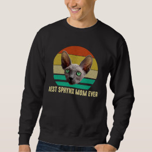 Sudadera La mejor mamá de Sphynx jamás Gato sin pelo