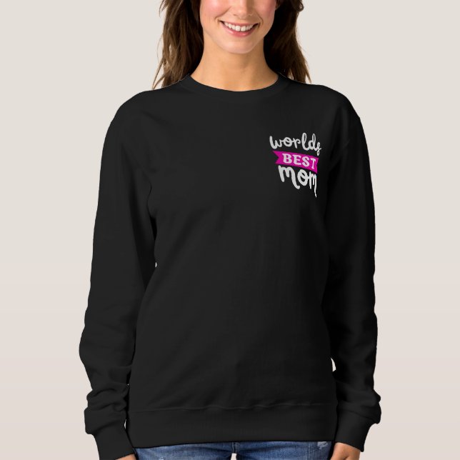 Sudadera la mejor mamá del mundo (Anverso)