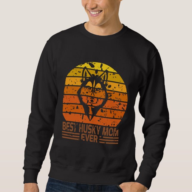 Sudadera La mejor mamá Husky (Anverso)