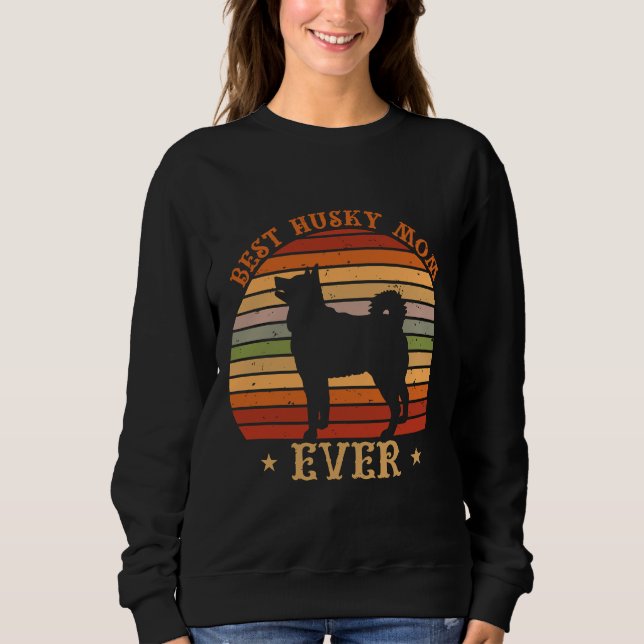 Sudadera La mejor mamá Husky jamás 4 (Anverso)