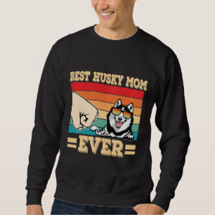 Sudadera La mejor mamá Husky nunca Pump Funny Husky