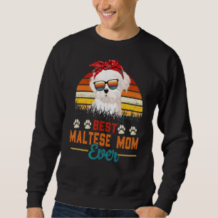 Sudadera La mejor mamá maltesa de todos los tiempos madres 