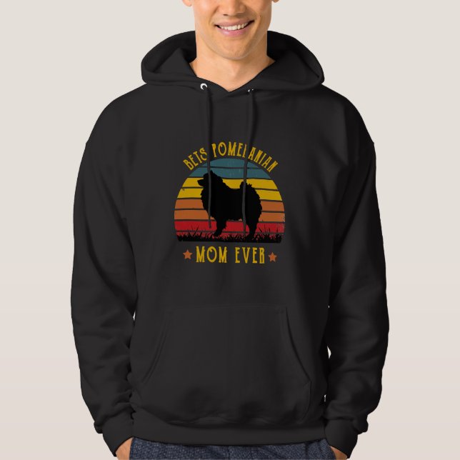 Sudadera La mejor mamá panomermana nunca graciosa mamá Pome (Anverso)