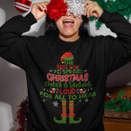 Sudadera La Mejor Manera De Difundir Alegría A Los Navidade