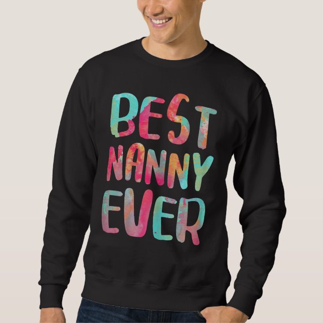 Sudadera La mejor nana del día de la madre (Anverso)