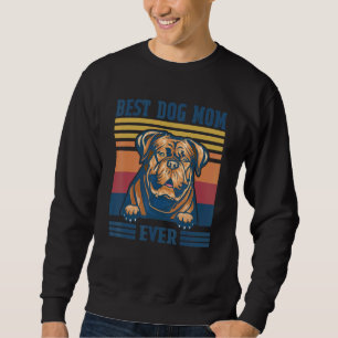 Sudadera La mejor perra de burdeos mamá perrera de mamá