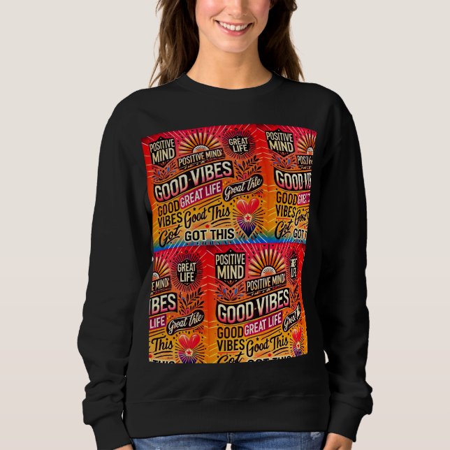 Sudadera La Mente Positiva, La Gran Vida, Entendió Esto - M (Anverso)