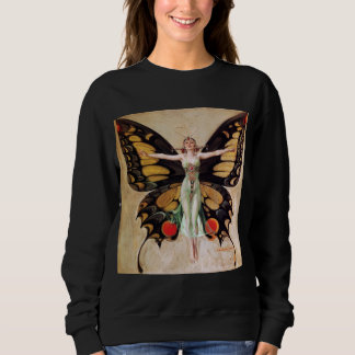 Sudadera La metamorfosis del Chica Flapper a la mariposa 19
