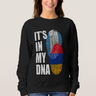 Sudadera La Mezcla De Bandera Del Adn En Armenia Y Guatemal