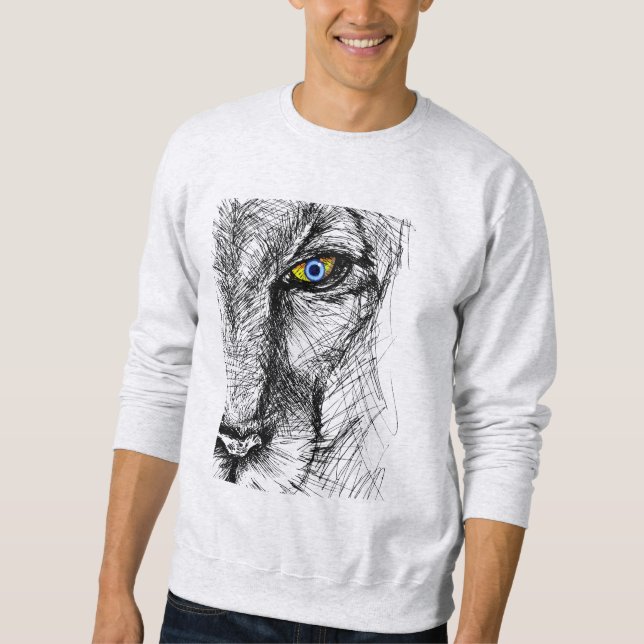 Sudadera La mirada del tigre (Anverso)