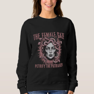 Sudadera La Mirada Femenina Petrifica La Medusa Patriarcal