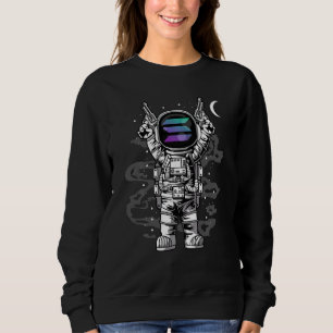 Sudadera La Moneda De La Moneda De La Astronauta Solana Sol