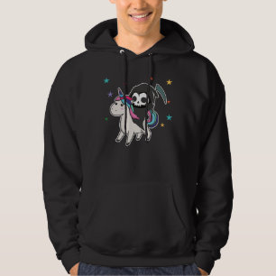 Sudadera La muerte en el arco iris de Unicornio