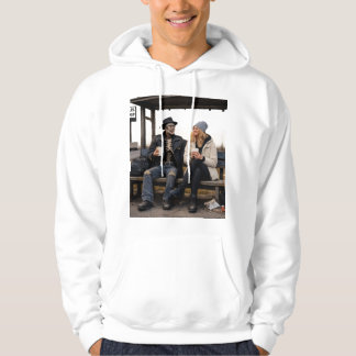 Sudadera “La muerte nunca pierde el café ☕💀”