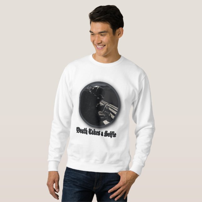 Sudadera La muerte se toma un selfie (Anverso completo)