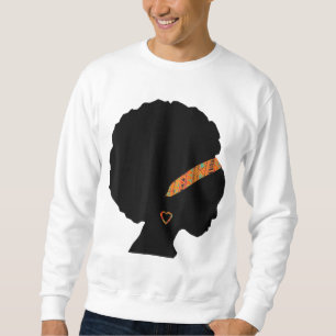 Sudadera La mujer afroamericana Kente Cloe Headband Natura