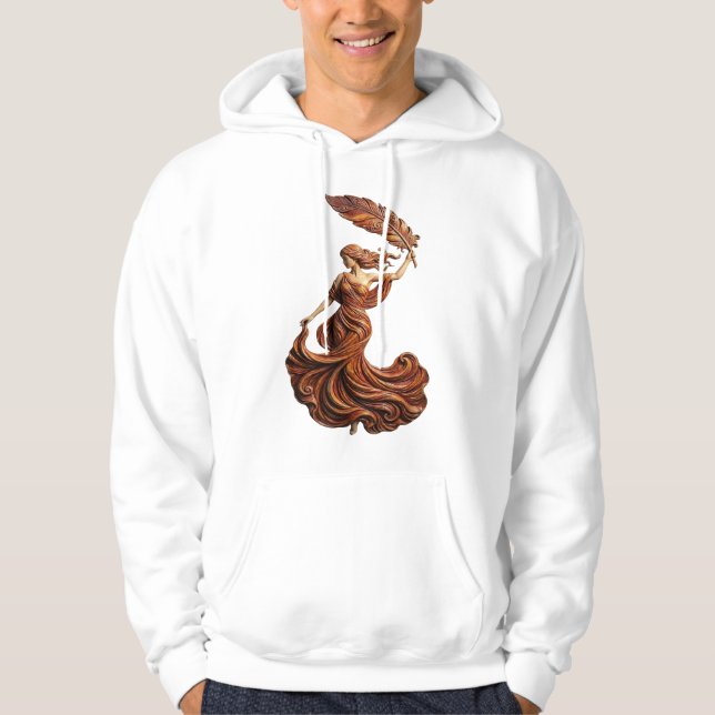 Sudadera "La Musa de la Fluidez" – Diosa Artística de las P (Anverso)