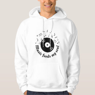 Sudadera La música alimenta mi álbum Soul Vinyl