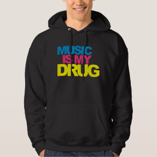 Sudadera La música es mi droga
