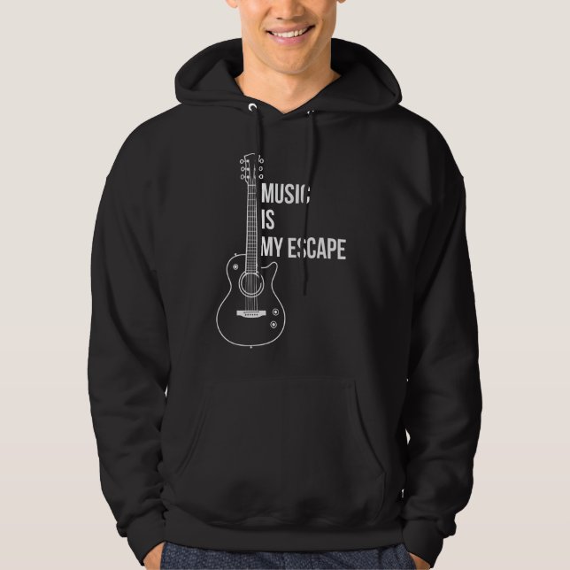 Sudadera La Música Es Mi Escape (Anverso)