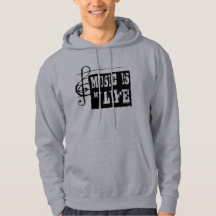 Sudadera La música es mi vida 2