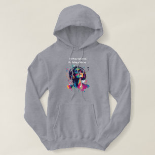 Sudadera "La música me lleva, la sensación me sostiene"