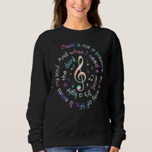 Sudadera La música no es un pasatiempo.