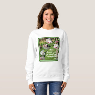 Sudadera La Naturaleza no se apresura a citar Inspirador