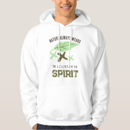 Sudadera "La naturaleza siempre viste" hoja