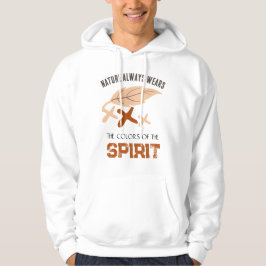 Sudadera "La naturaleza siempre viste" hoja
