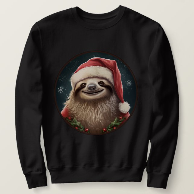 Sudadera La Navidad de los perezosos (Anverso del diseño)