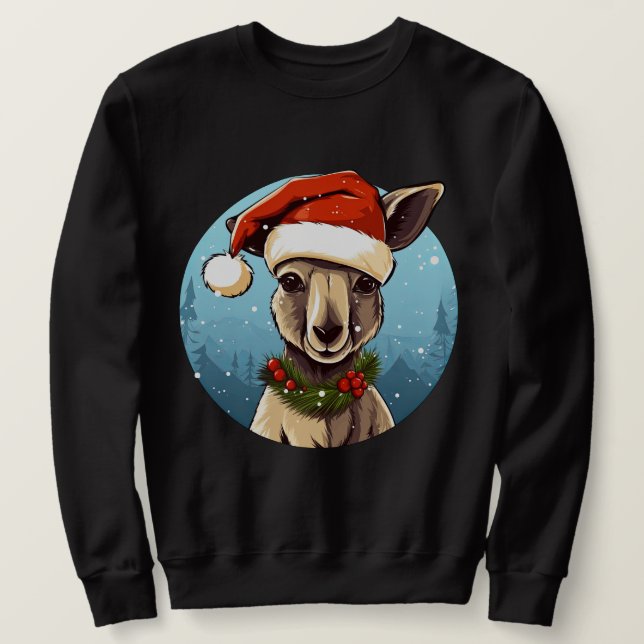 Sudadera La Navidad del canguro (Anverso del diseño)