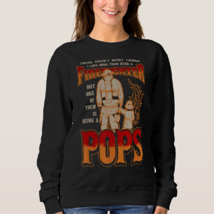 Sudadera La Navidad del Día de Papá Noel en el bombero