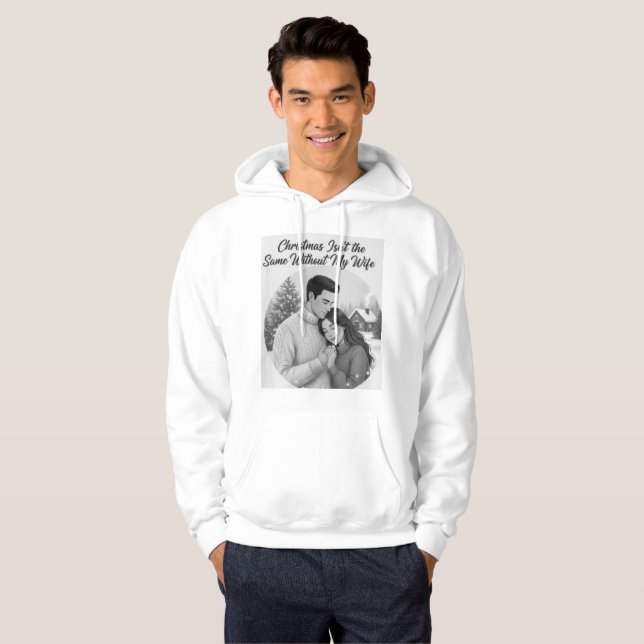 Sudadera La Navidad no es lo mismo sin mi esposa” (Anverso completo)