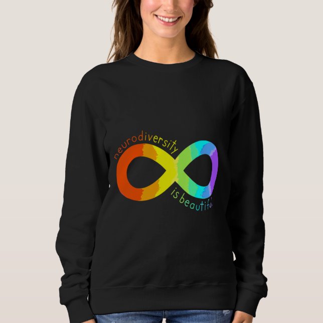 Sudadera La neurodiversidad es bella (Anverso)