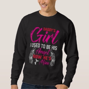 Sudadera La niña de papá Mi papá es mi ángel de la guarda R