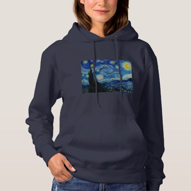 Sudadera la noche estrellada de 1889 en vincent van gogh (Anverso)