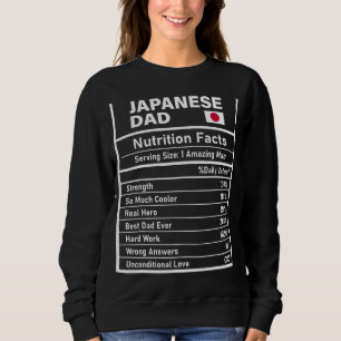 Sudadera La nutrición de los hombres japoneses afecta al Dí