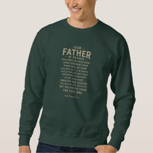 Sudadera La oración del Señor - Cristiano
