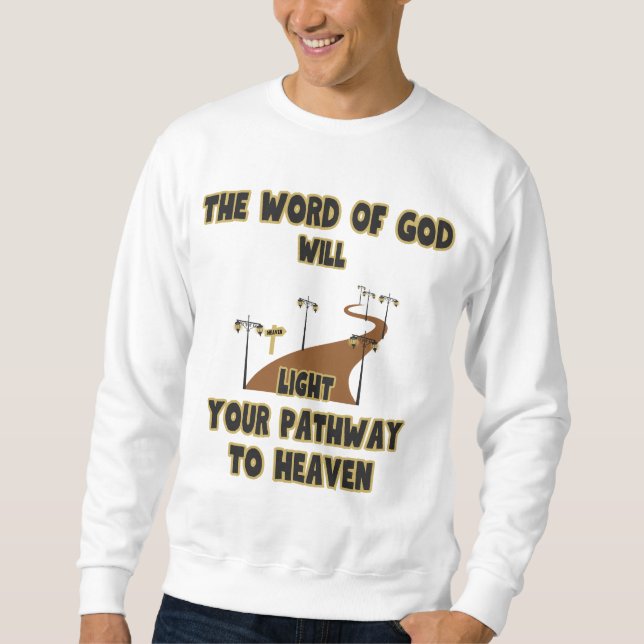 Sudadera La palabra de Dios iluminará a los hombres (Anverso)